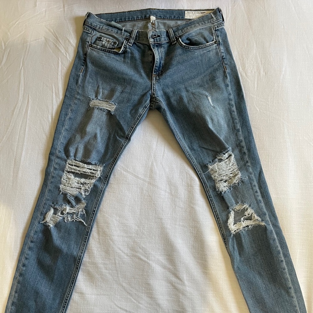 Rag and Bone slim boyfriend jean
